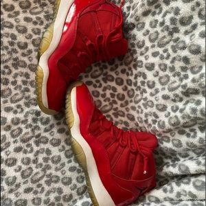 Red Jordan Win Like 96. Size 5 Youth